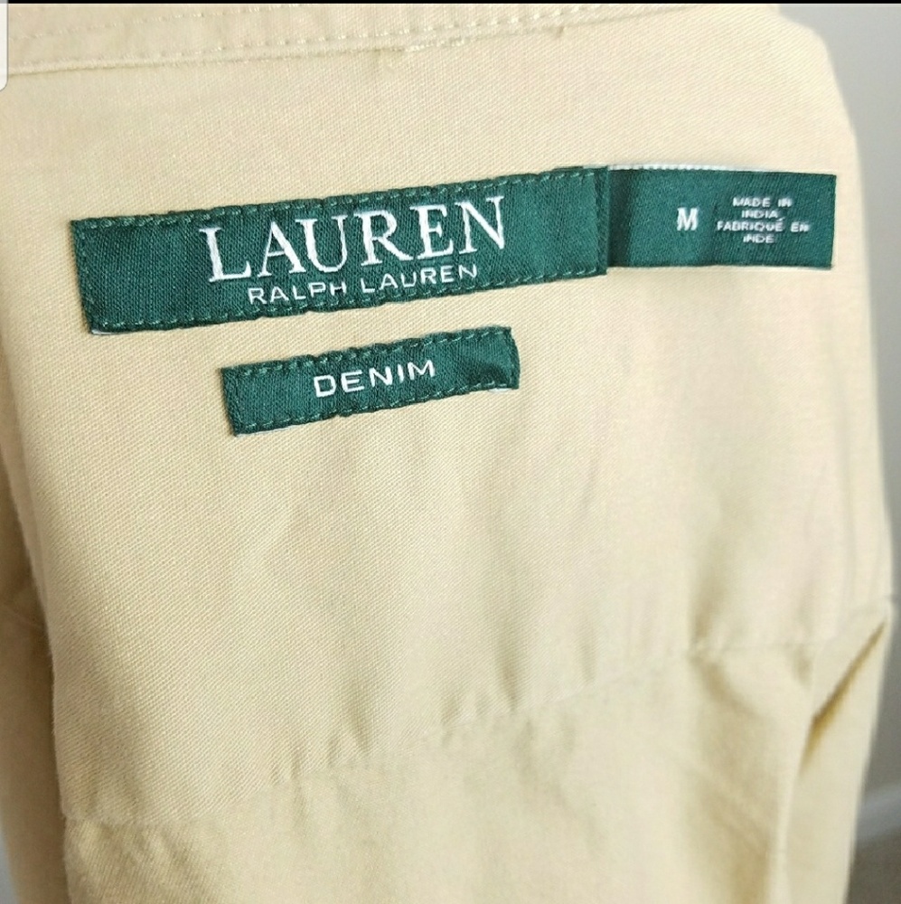 Lauren Ralph Lauren | Twill Shirt Dress - Picture 8 of 8